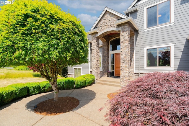21106 NW 3rd Ct, Ridgefield, WA 98642 - entrance to property featuring stone siding