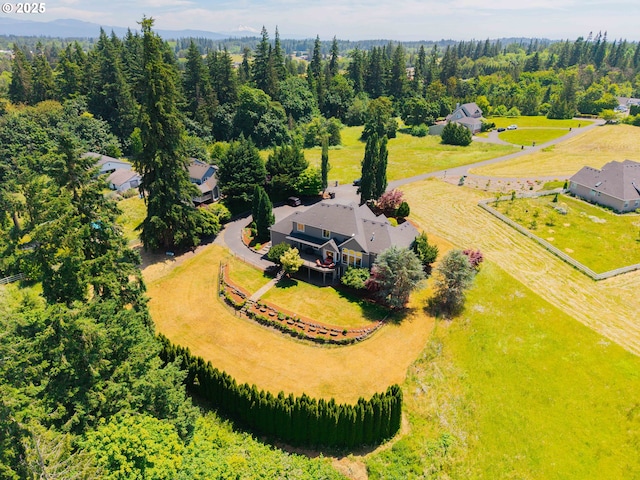 21106 NW 3rd Ct, Ridgefield, WA 98642 - aerial view of property and surrounding area featuring a heavily wooded area