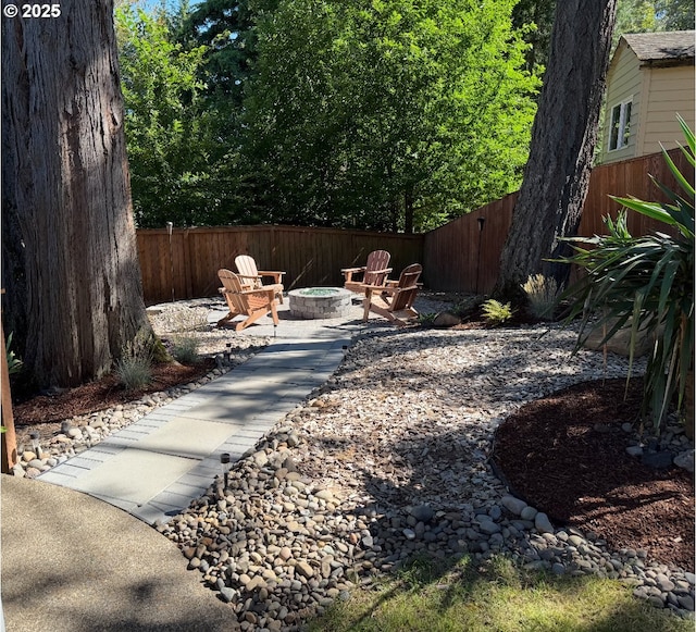 11433 SE Bethany Dr, Happy Valley, OR 97086 - view of yard featuring a fire pit