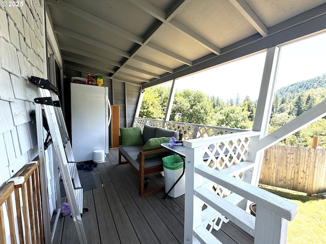 611 Fairchild St, Canyonville, OR 97417 - view of deck