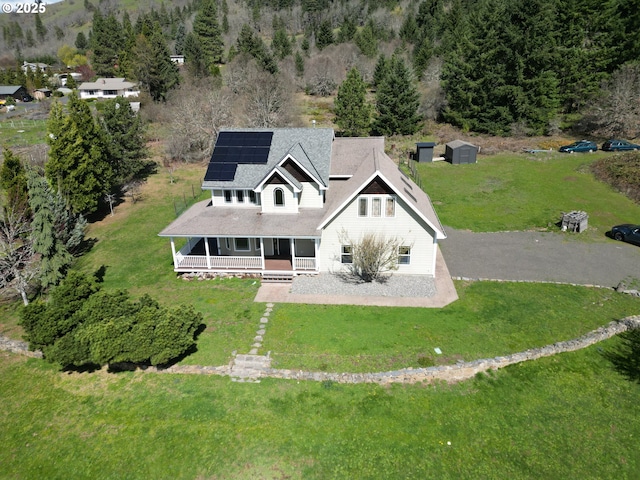 1317 Riggleman Ln, White Salmon, WA 98672 - view from above of property