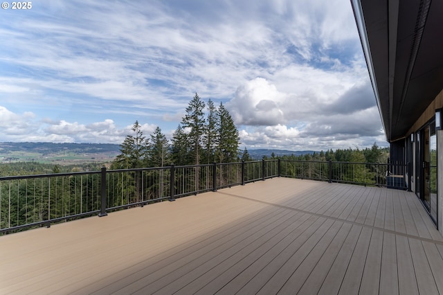 11625 NE Hoskins Hill Rd, Newberg, OR 97132 - deck with a mountain view