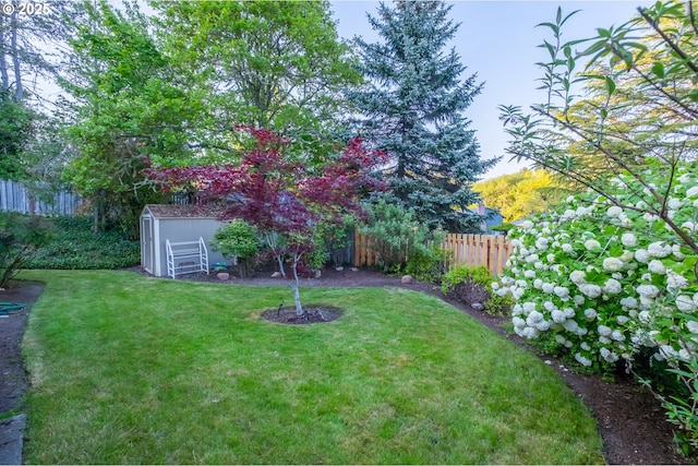 3727 NW Arrowood Cir, Corvallis, OR 97330 - view of yard with a storage unit and an outbuilding
