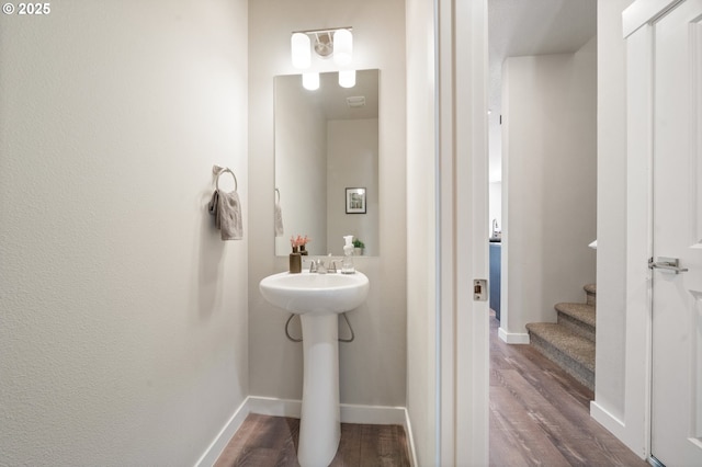 2360 N R St, Washougal, WA 98671 - bathroom with wood finished floors