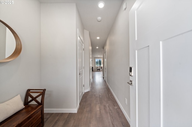2360 N R St, Washougal, WA 98671 - hall with wood finished floors and recessed lighting