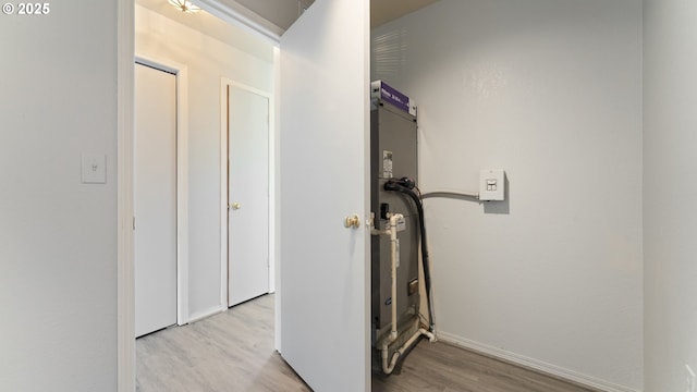 151 E Date St, Powers, OR 97466 - hallway with wood finished floors and baseboards