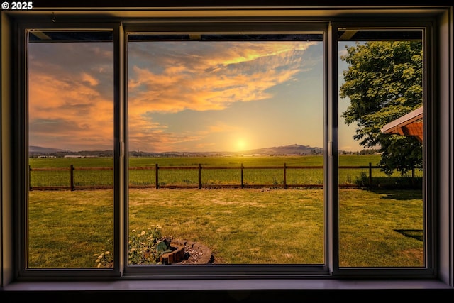1770 Mccormick Loop Rd, Tillamook, OR 97141 - yard at dusk with a rural view and a mountain view