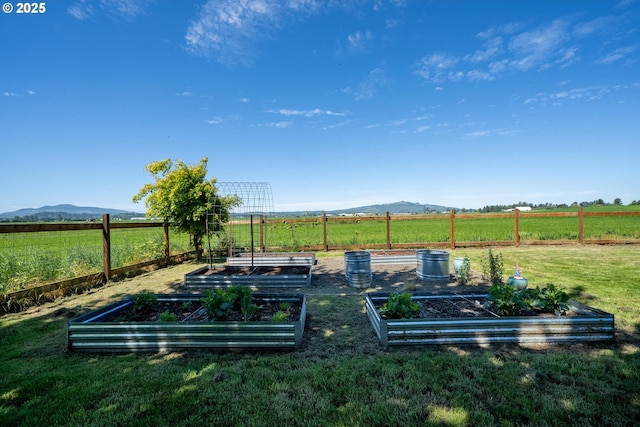 1770 Mccormick Loop Rd, Tillamook, OR 97141 - view of yard featuring a view of countryside, a garden, and a mountain view