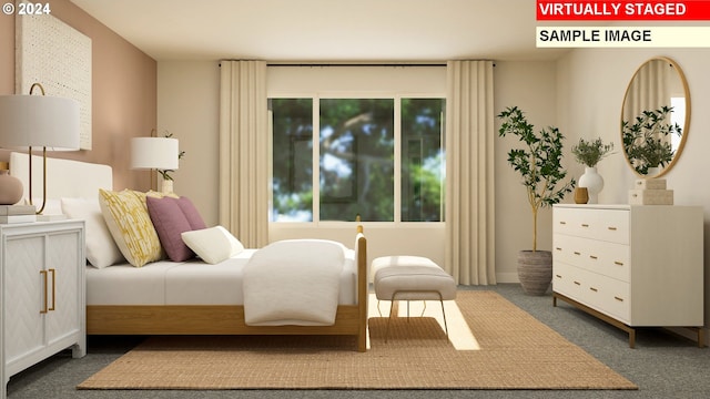 bedroom featuring carpet floors