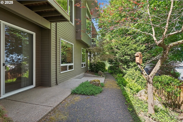 view of yard with a patio