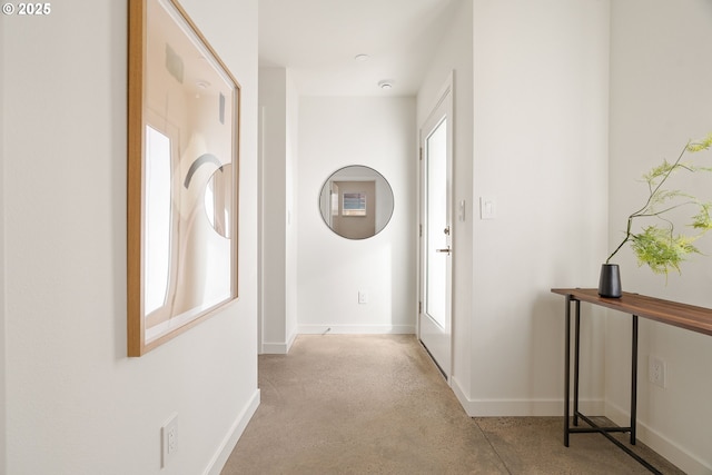 2291 N Humboldt St, Portland, OR 97217 - hall featuring baseboards and finished concrete floors