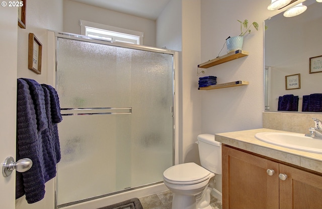 530 N Helens View Dr, Ridgefield, WA 98642 - full bathroom with toilet, a stall shower, and vanity