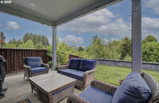 530 N Helens View Dr, Ridgefield, WA 98642 - view of patio with outdoor lounge area