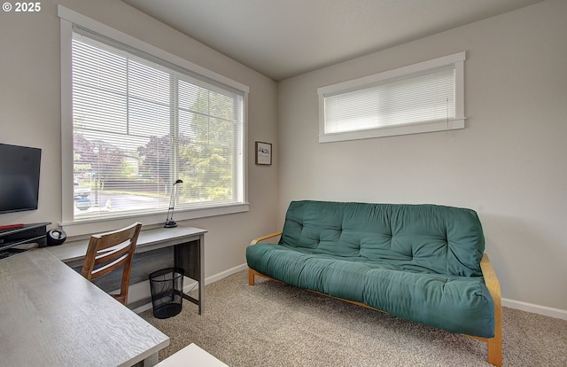 530 N Helens View Dr, Ridgefield, WA 98642 - office area with carpet, plenty of natural light, and baseboards