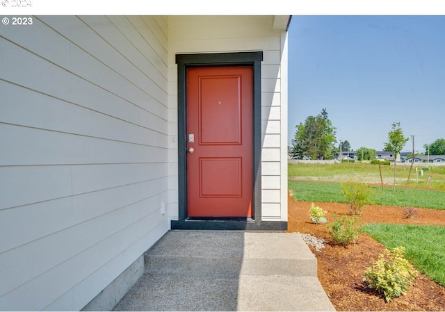 view of entrance to property