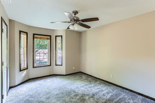 23535 SW Newland Rd, Wilsonville, OR 97070 - carpeted empty room featuring baseboards and a ceiling fan