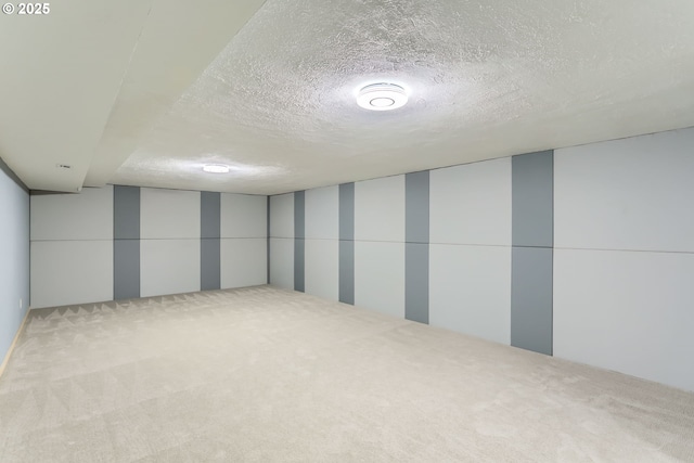 23535 SW Newland Rd, Wilsonville, OR 97070 - finished basement with carpet floors and a textured ceiling