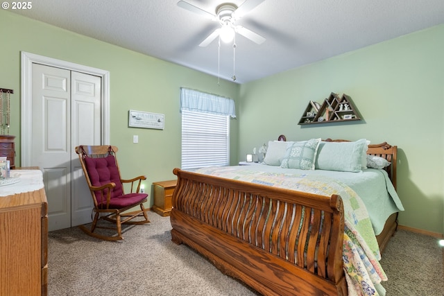 24150 NW Green Mountain Rd, Banks, OR 97106 - bedroom featuring carpet floors, ceiling fan, and baseboards