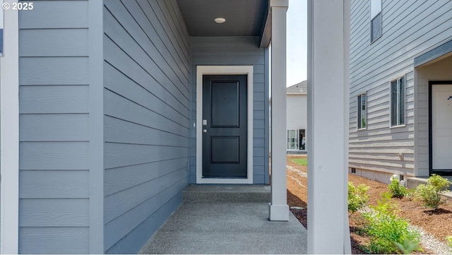 view of entrance to property