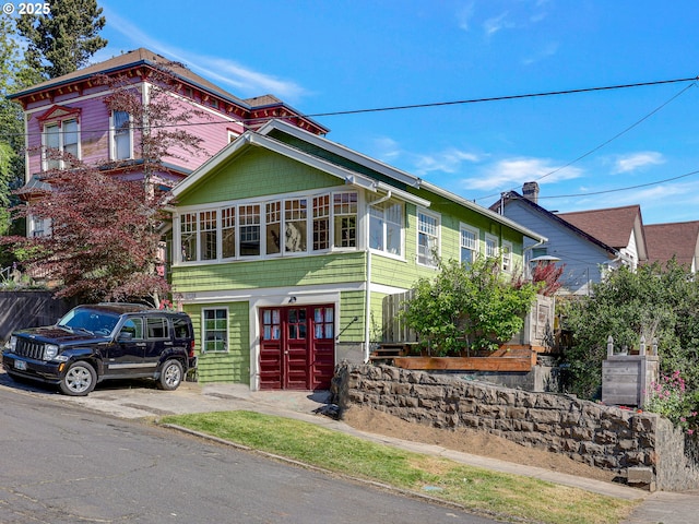1078 Harrison Ave, Astoria, OR 97103 - view of front of property with a garage