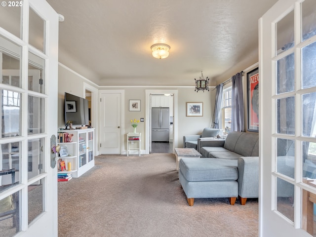 1078 Harrison Ave, Astoria, OR 97103 - living room with carpet