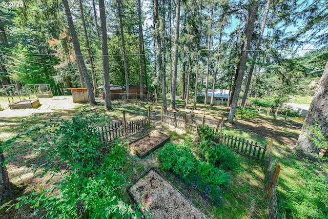 32468 Dillard Rd, Eugene, OR 97405 - view of yard featuring a garden