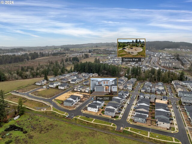 13863 SW Sabrina Ave, Tigard, OR 97140 - aerial overview of property's location with nearby suburban area