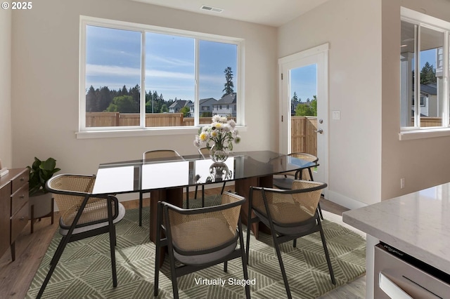 13863 SW Sabrina Ave, Tigard, OR 97140 - dining space with wood finished floors and baseboards