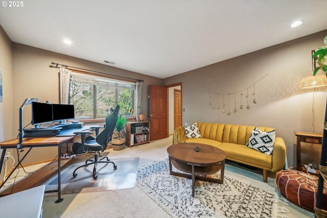 13305 Fox Run, Lake Oswego, OR 97034 - office space featuring carpet floors and recessed lighting