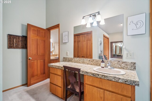 13305 Fox Run, Lake Oswego, OR 97034 - bathroom with vanity and baseboards