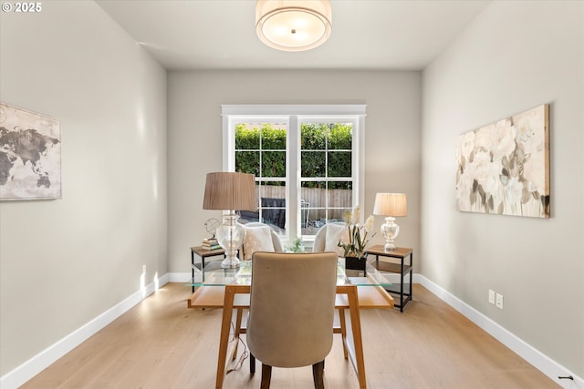 15007 Twin Fir Rd, Lake Oswego, OR 97035 - dining space with light wood-type flooring and baseboards
