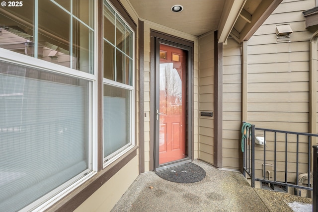 view of entrance to property