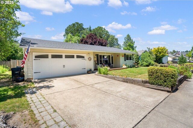 3141 SW 176th Ave, Beaverton, OR 97003 - ranch-style house featuring concrete driveway and an attached garage