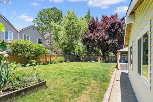 3141 SW 176th Ave, Beaverton, OR 97003 - fenced backyard with a vegetable garden