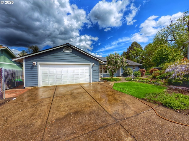 3880 SW 194th Pl, Beaverton, OR 97078 - view of front facade featuring concrete driveway and solar panels