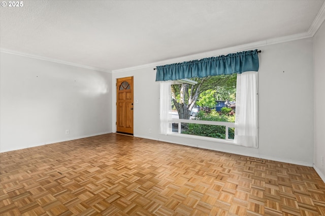 3985 Donald St, Eugene, OR 97405 - spare room with baseboards and ornamental molding