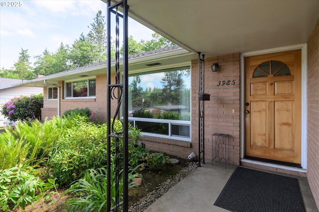 3985 Donald St, Eugene, OR 97405 - entrance to property with brick siding