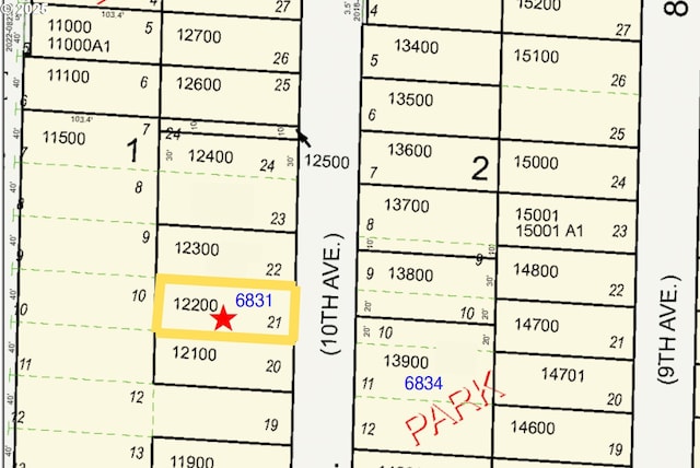 6831 SE 83rd Ave, Portland, OR 97266 - map showing property parcels