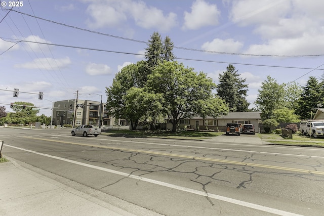 4805 NE 122nd Ave, Vancouver, WA 98682 - view of asphalt street featuring sidewalks, curbs, street lights, and traffic lights