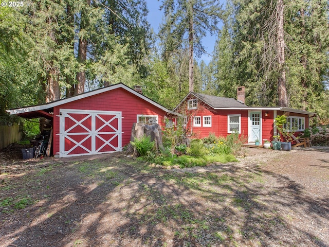 view of outbuilding with an outbuilding