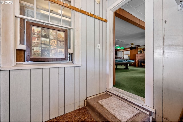 39005 Sandy Heights St, Sandy, OR 97055 - detailed view of wooden walls and carpet floors