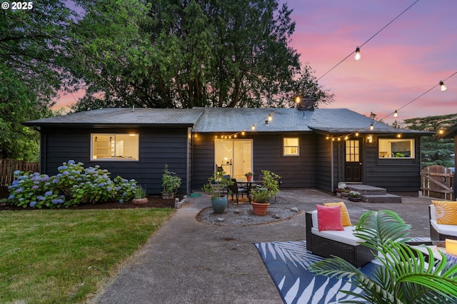 7170 SW 76th Ave, Portland, OR 97223 - view of front facade featuring a patio area and an outdoor hangout area