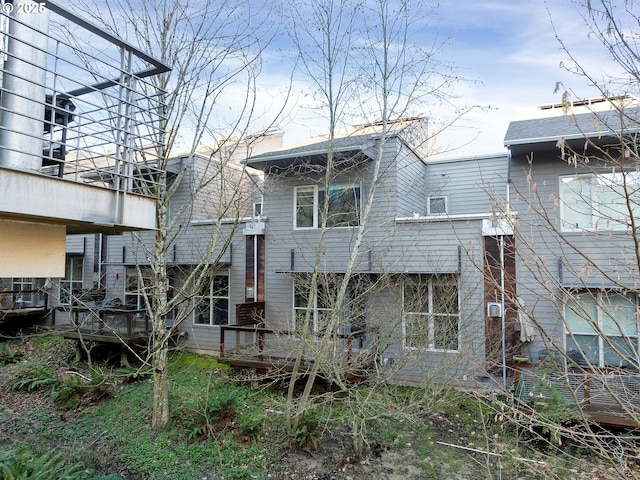 view of rear view of house