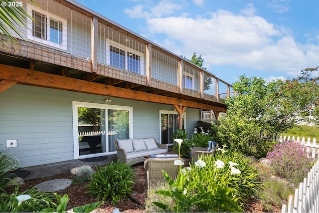 19 Otter Ter, Brookings, OR 97415 - back of property with an outdoor hangout area