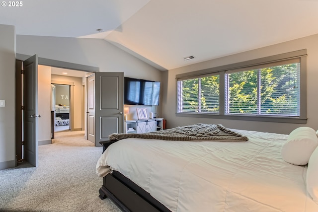 8326 SW Oak St, Portland, OR 97223 - bedroom featuring lofted ceiling and carpet