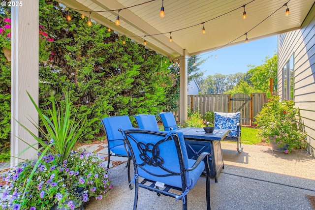 8326 SW Oak St, Portland, OR 97223 - view of patio featuring outdoor dining space