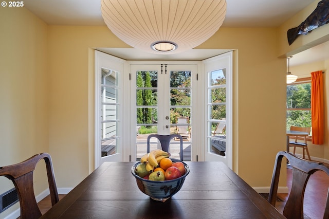 3116 SE 74th Ave, Portland, OR 97206 - dining room featuring french doors and baseboards