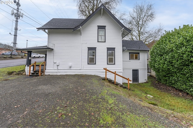 view of rear view of house