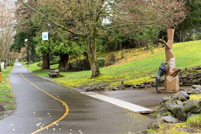 view of road