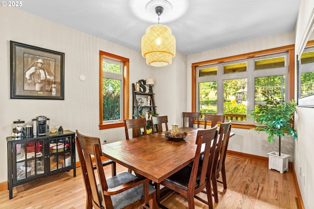 770 N Moss St, Lowell, OR 97452 - dining space featuring plenty of natural light and light wood-style flooring